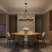 Myhouse Lighting Generation Lighting - GLC2016MBKE - Six Light Chandelier - Mirla - Midnight Black