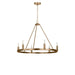 Myhouse Lighting Generation Lighting - GLC2016SBE - Six Light Chandelier - Mirla - Satin Brass