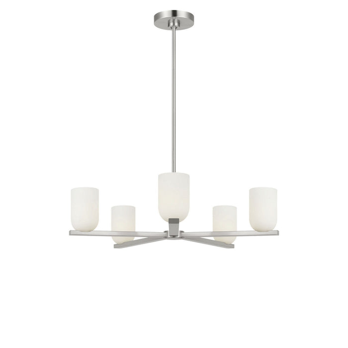 Myhouse Lighting Generation Lighting - GLC1935BN - Five Light Chandelier - Neblina - Brushed Nickel