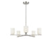 Myhouse Lighting Generation Lighting - GLC1935BN - Five Light Chandelier - Neblina - Brushed Nickel