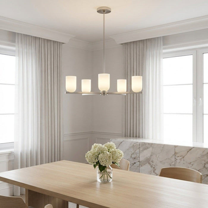 Myhouse Lighting Generation Lighting - GLC1935BN - Five Light Chandelier - Neblina - Brushed Nickel
