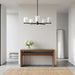 Myhouse Lighting Generation Lighting - GLC1935MBK - Five Light Chandelier - Neblina - Midnight Black