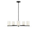 Myhouse Lighting Generation Lighting - GLC1935MBKE - Five Light Chandelier - Neblina - Midnight Black