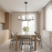 Myhouse Lighting Generation Lighting - GLC1935MBKE - Five Light Chandelier - Neblina - Midnight Black