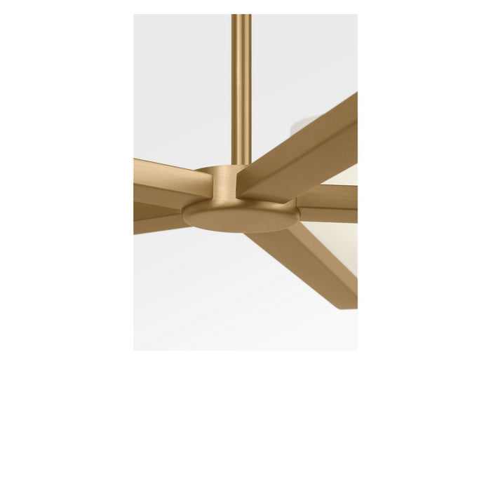 Myhouse Lighting Generation Lighting - GLC1935SBE - Five Light Chandelier - Neblina - Satin Brass