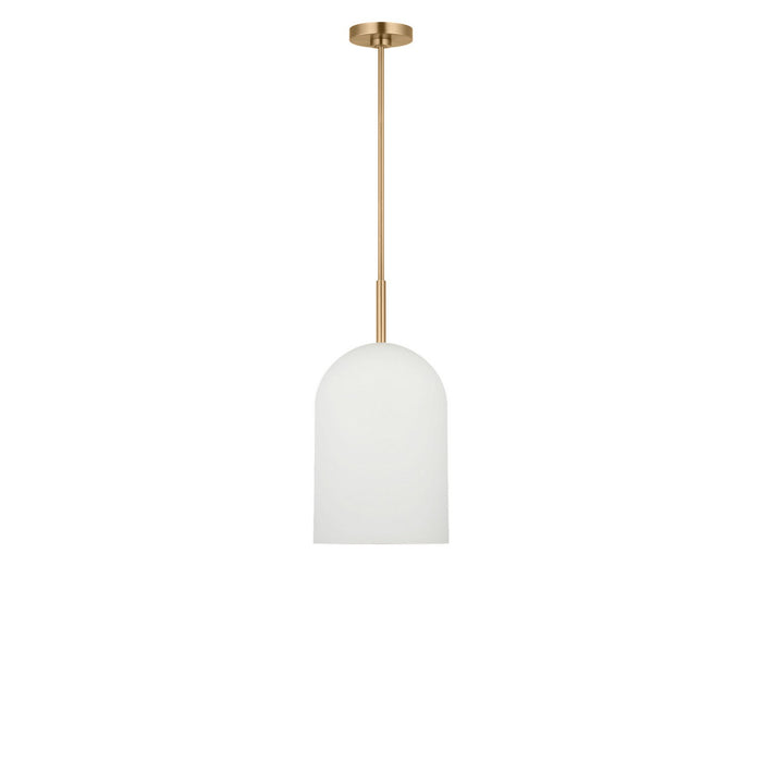 Myhouse Lighting Generation Lighting - GLP1941SB - One Light Pendant - Neblina - Satin Brass