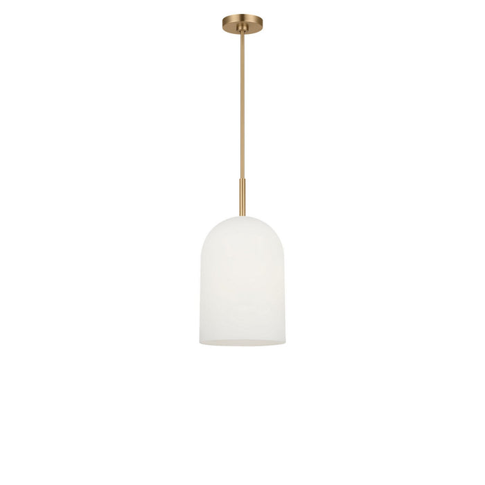 Myhouse Lighting Generation Lighting - GLP1941SB - One Light Pendant - Neblina - Satin Brass