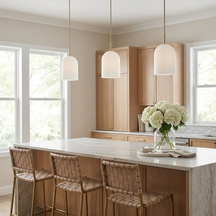 Myhouse Lighting Generation Lighting - GLP1941SB - One Light Pendant - Neblina - Satin Brass