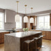Myhouse Lighting Generation Lighting - GLP1941SBE - One Light Pendant - Neblina - Satin Brass