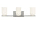 Myhouse Lighting Generation Lighting - GLV1973BNE - Three Light Vanity - Neblina - Brushed Nickel