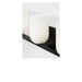 Myhouse Lighting Generation Lighting - GLV1973MBKE - Three Light Vanity - Neblina - Midnight Black