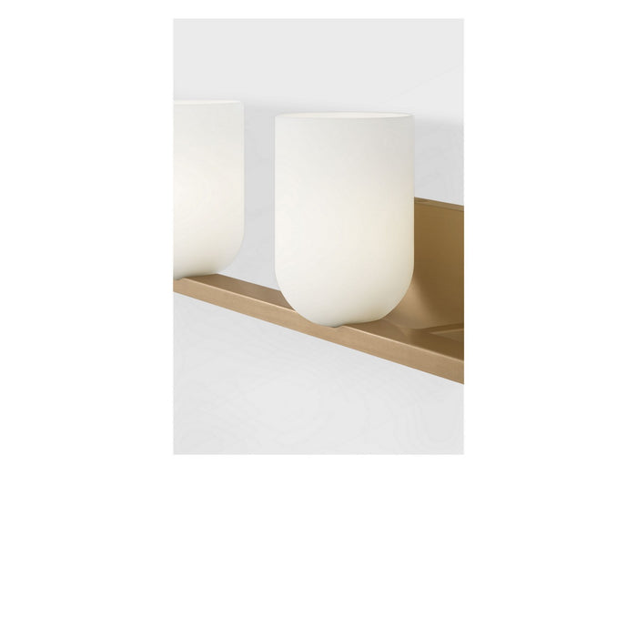 Myhouse Lighting Generation Lighting - GLV1973SBE - Three Light Vanity - Neblina - Satin Brass