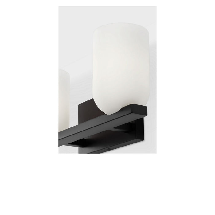 Myhouse Lighting Generation Lighting - GLV1962MBK - Two Light Vanity - Neblina - Midnight Black
