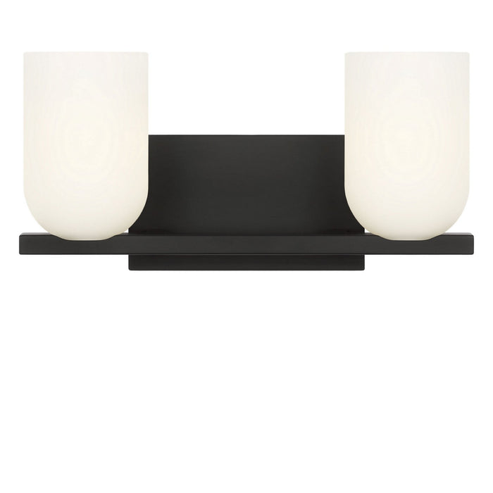 Myhouse Lighting Generation Lighting - GLV1962MBK - Two Light Vanity - Neblina - Midnight Black