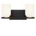 Myhouse Lighting Generation Lighting - GLV1962MBK - Two Light Vanity - Neblina - Midnight Black