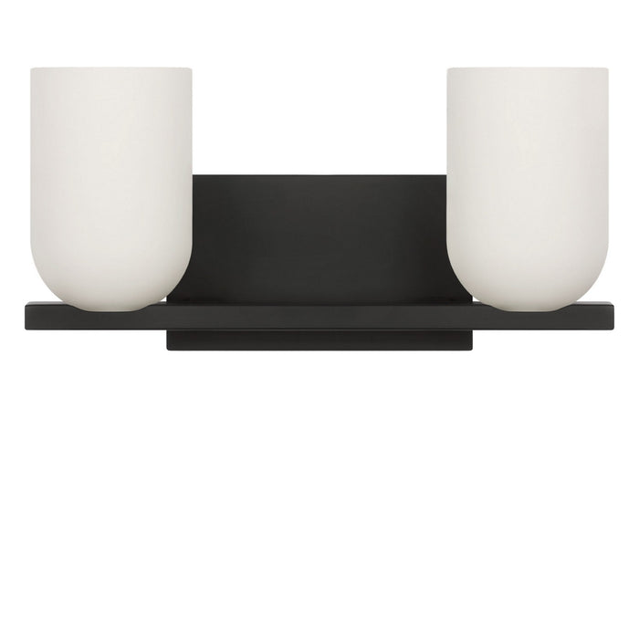 Myhouse Lighting Generation Lighting - GLV1962MBKE - Two Light Vanity - Neblina - Midnight Black