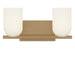 Myhouse Lighting Generation Lighting - GLV1962SB - Two Light Vanity - Neblina - Satin Brass