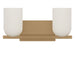 Myhouse Lighting Generation Lighting - GLV1962SBE - Two Light Vanity - Neblina - Satin Brass