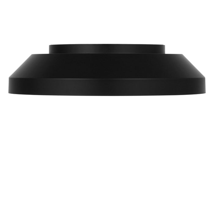Myhouse Lighting Generation Lighting - GLF1981MBK - LED Flush Mount - Nevado - Midnight Black