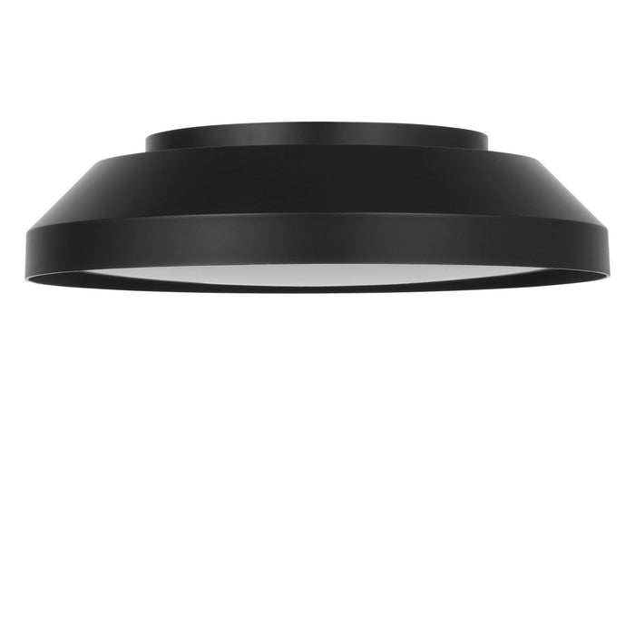 Myhouse Lighting Generation Lighting - GLF1981MBK - LED Flush Mount - Nevado - Midnight Black