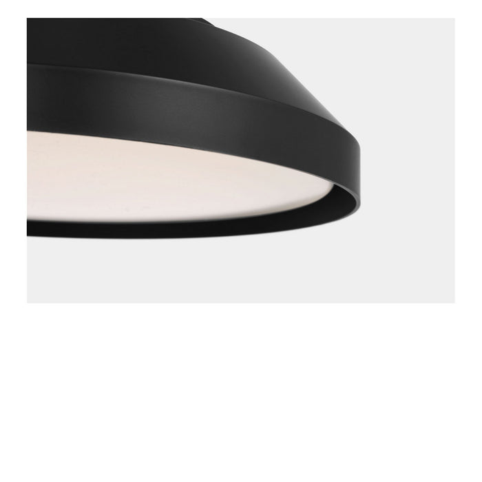 Myhouse Lighting Generation Lighting - GLF1981MBK - LED Flush Mount - Nevado - Midnight Black