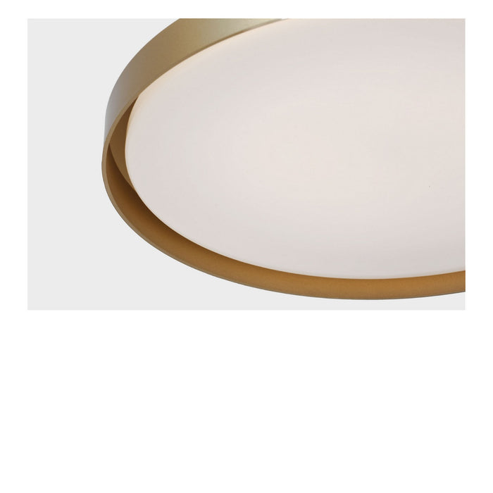 Myhouse Lighting Generation Lighting - GLF1981MSB - LED Flush Mount - Nevado - Satin Brass