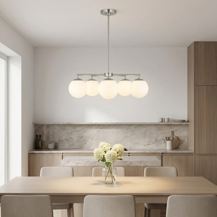Myhouse Lighting Generation Lighting - GLC1795BN - Five Light Chandelier - Nube - Brushed Nickel