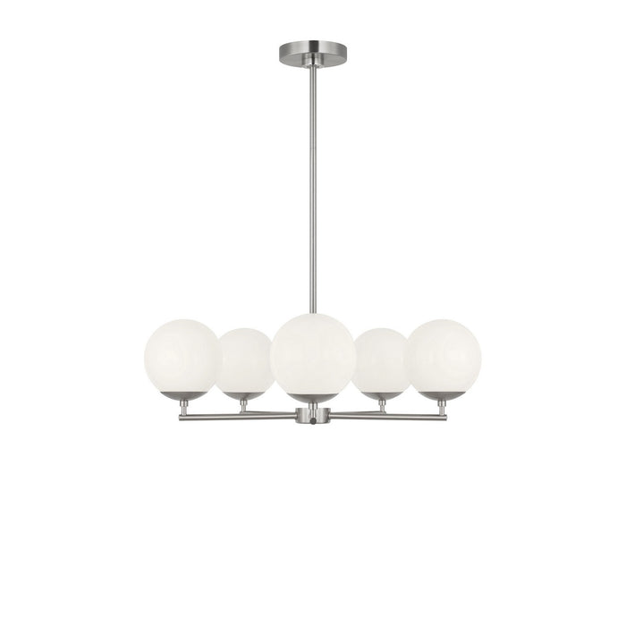 Myhouse Lighting Generation Lighting - GLC1795BN - Five Light Chandelier - Nube - Brushed Nickel