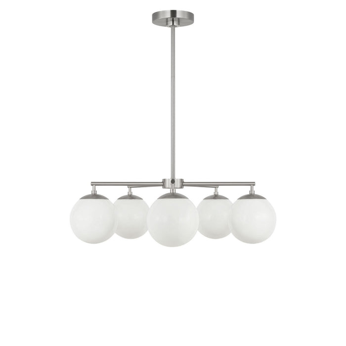 Myhouse Lighting Generation Lighting - GLC1795BNE - Five Light Chandelier - Nube - Brushed Nickel
