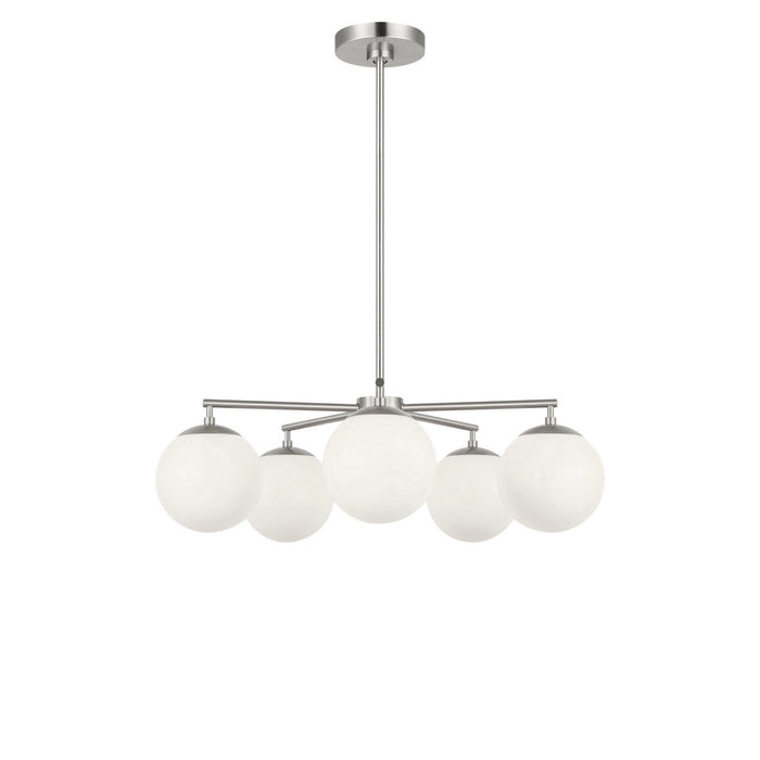 Myhouse Lighting Generation Lighting - GLC1795BNE - Five Light Chandelier - Nube - Brushed Nickel
