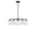 Myhouse Lighting Generation Lighting - GLC1795MBK - Five Light Chandelier - Nube - Midnight Black