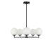 Myhouse Lighting Generation Lighting - GLC1795MBK - Five Light Chandelier - Nube - Midnight Black
