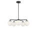 Myhouse Lighting Generation Lighting - GLC1795MBK - Five Light Chandelier - Nube - Midnight Black