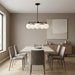 Myhouse Lighting Generation Lighting - GLC1795MBKE - Five Light Chandelier - Nube - Midnight Black