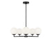 Myhouse Lighting Generation Lighting - GLC1795MBKE - Five Light Chandelier - Nube - Midnight Black