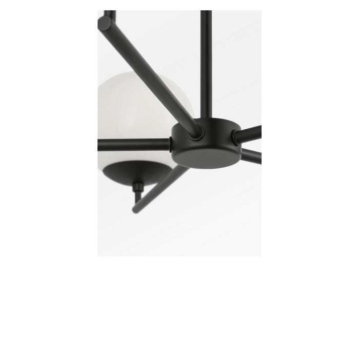 Myhouse Lighting Generation Lighting - GLC1795MBKE - Five Light Chandelier - Nube - Midnight Black