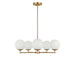 Myhouse Lighting Generation Lighting - GLC1795SB - Five Light Chandelier - Nube - Satin Brass