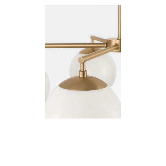 Myhouse Lighting Generation Lighting - GLC1795SB - Five Light Chandelier - Nube - Satin Brass