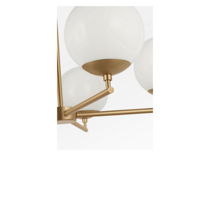 Myhouse Lighting Generation Lighting - GLC1795SB - Five Light Chandelier - Nube - Satin Brass