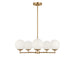 Myhouse Lighting Generation Lighting - GLC1795SBE - Five Light Chandelier - Nube - Satin Brass