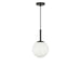 Myhouse Lighting Generation Lighting - GLP1821MBK - One Light Pendant - Nube - Midnight Black