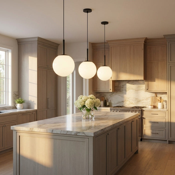 Myhouse Lighting Generation Lighting - GLP1821MBK - One Light Pendant - Nube - Midnight Black
