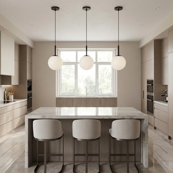 Myhouse Lighting Generation Lighting - GLP1821MBKE - One Light Pendant - Nube - Midnight Black