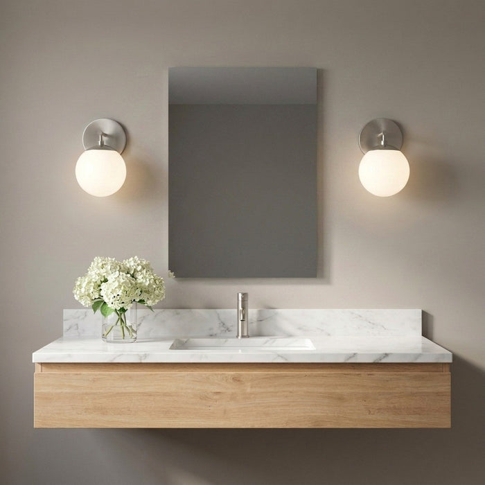Myhouse Lighting Generation Lighting - GLV1831BNE - One Light Vanity - Nube - Brushed Nickel