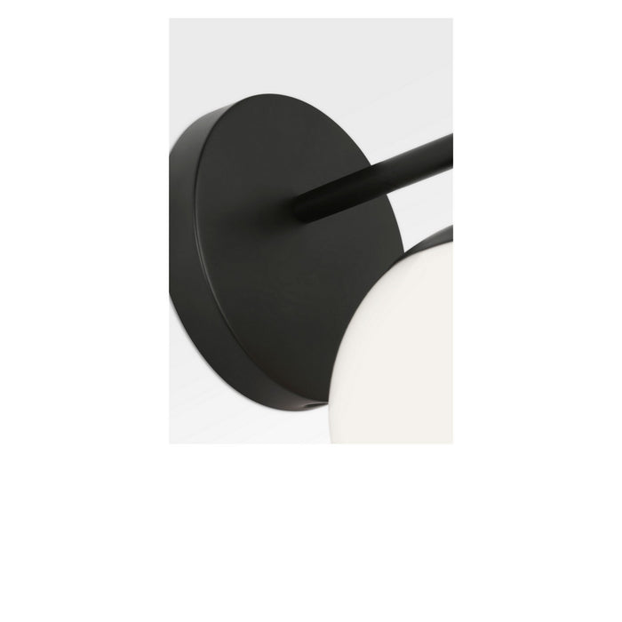 Myhouse Lighting Generation Lighting - GLV1831MBK - One Light Vanity - Nube - Midnight Black