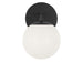 Myhouse Lighting Generation Lighting - GLV1831MBK - One Light Vanity - Nube - Midnight Black