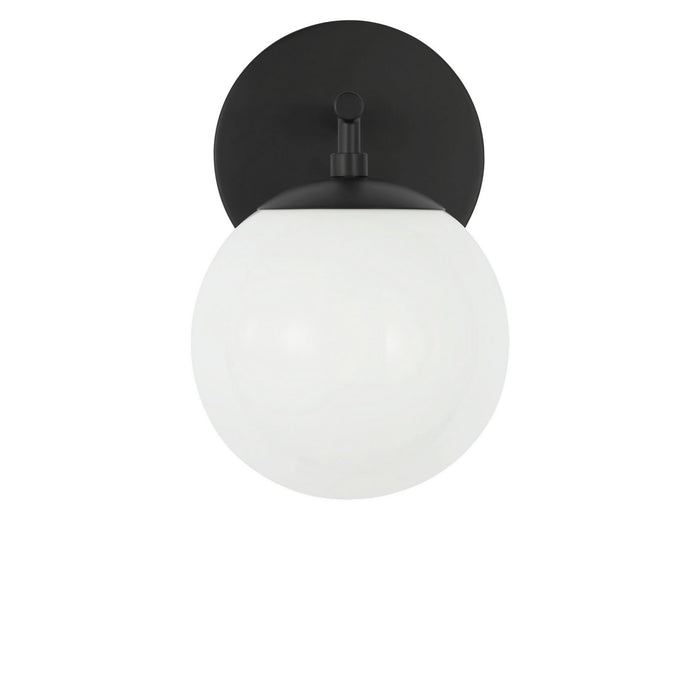 Myhouse Lighting Generation Lighting - GLV1831MBK - One Light Vanity - Nube - Midnight Black