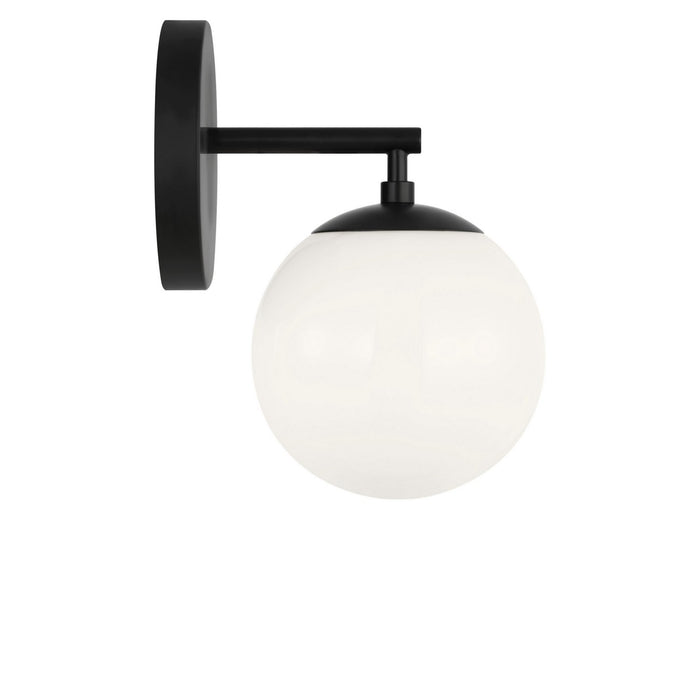 Myhouse Lighting Generation Lighting - GLV1831MBK - One Light Vanity - Nube - Midnight Black