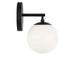 Myhouse Lighting Generation Lighting - GLV1831MBK - One Light Vanity - Nube - Midnight Black