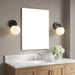 Myhouse Lighting Generation Lighting - GLV1831MBKE - One Light Vanity - Nube - Midnight Black